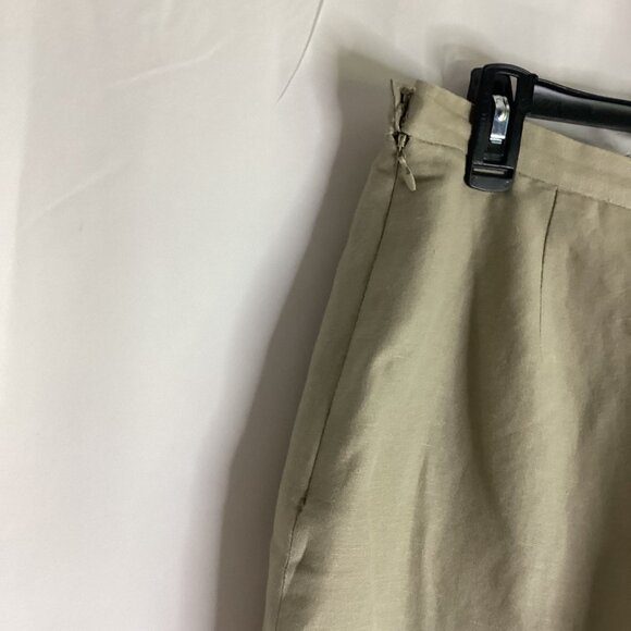 Le Suit Linen Blend Pants – Size 10 – Lined, Side Zip, Straight Leg - Picture 5 of 12